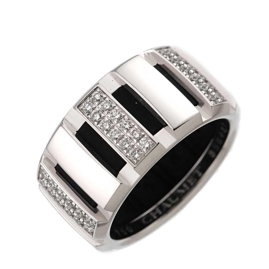 CHAUMET CLASSONE DIAMOND RING 18K K18 WG (1 of 3)
