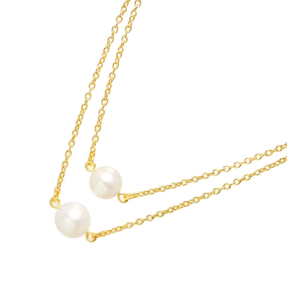 TASAKI AKOYA PEARL NECKLACE 18K YG: TASAKI Akoya Pearl Necklace 18K YG Brand: TASAKI Type: Necklace Material: 750 Yellow Gold, Main Stone/Creation Akoya Pearl Color: Yellow Gold Size: internal circumference of the chain:15inch Top Charm