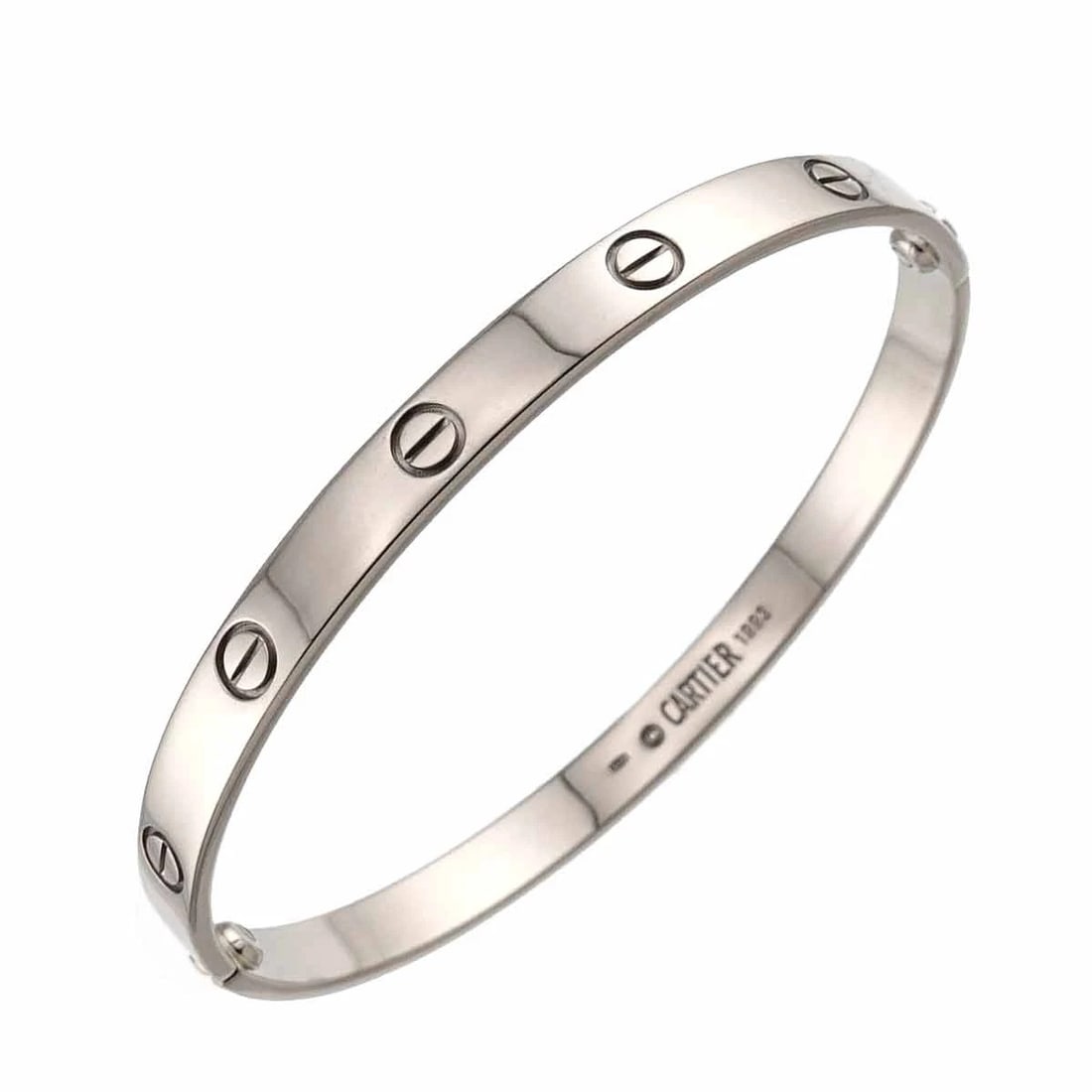 CARTIER LOVE BRACELET 18K WHITE GOLD (1 of 4)
