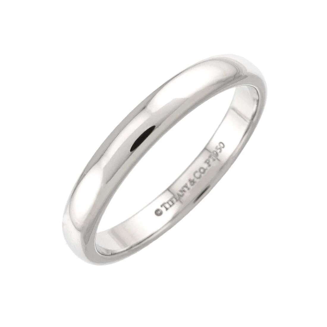 TIFFANY CO. FOREVER RING PT PLATINUM: TIFFANY Co. Forever Ring Pt Platinum Brand: TIFFANY Co. Type: Ring Material: Platinum, Main Stone/Creation Natural Color: Platinum Size: 7.5 (US) Accessories: None Accessories Notice: When purchasing