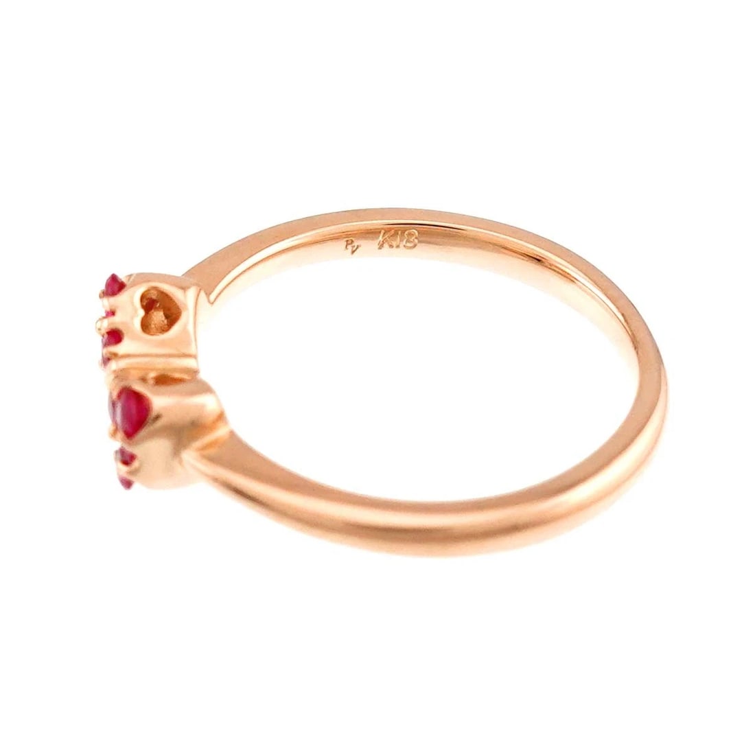 PONTE VECCHIO RUBY RING 18K PG - 3
