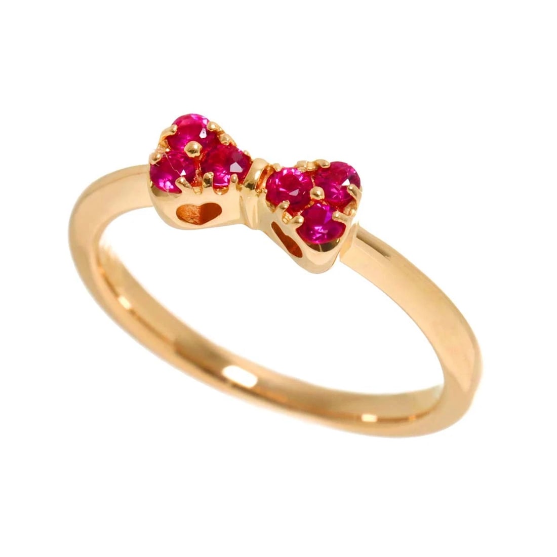 PONTE VECCHIO RUBY RING 18K PG - 4
