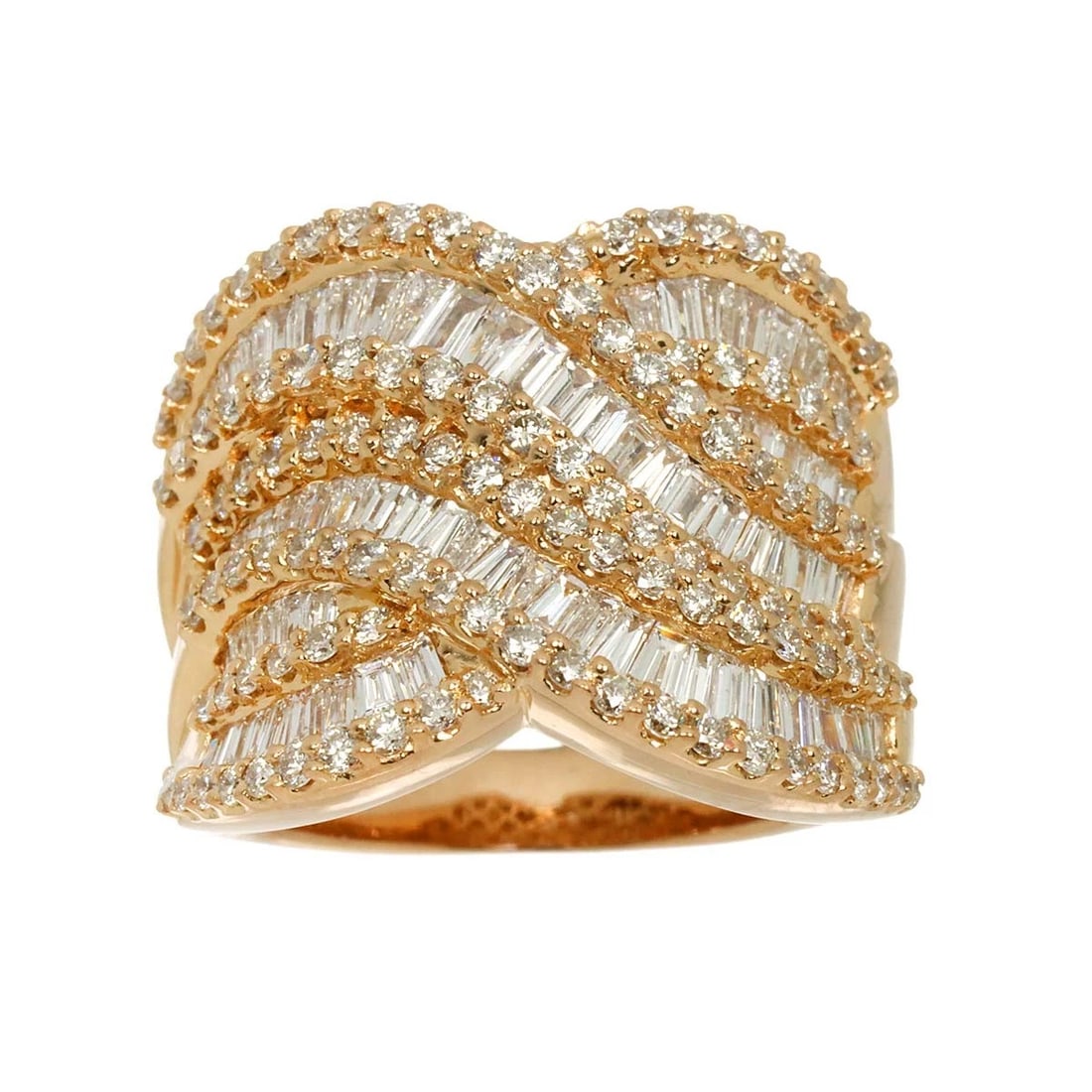 DIAMOND RING 18K PG - 2