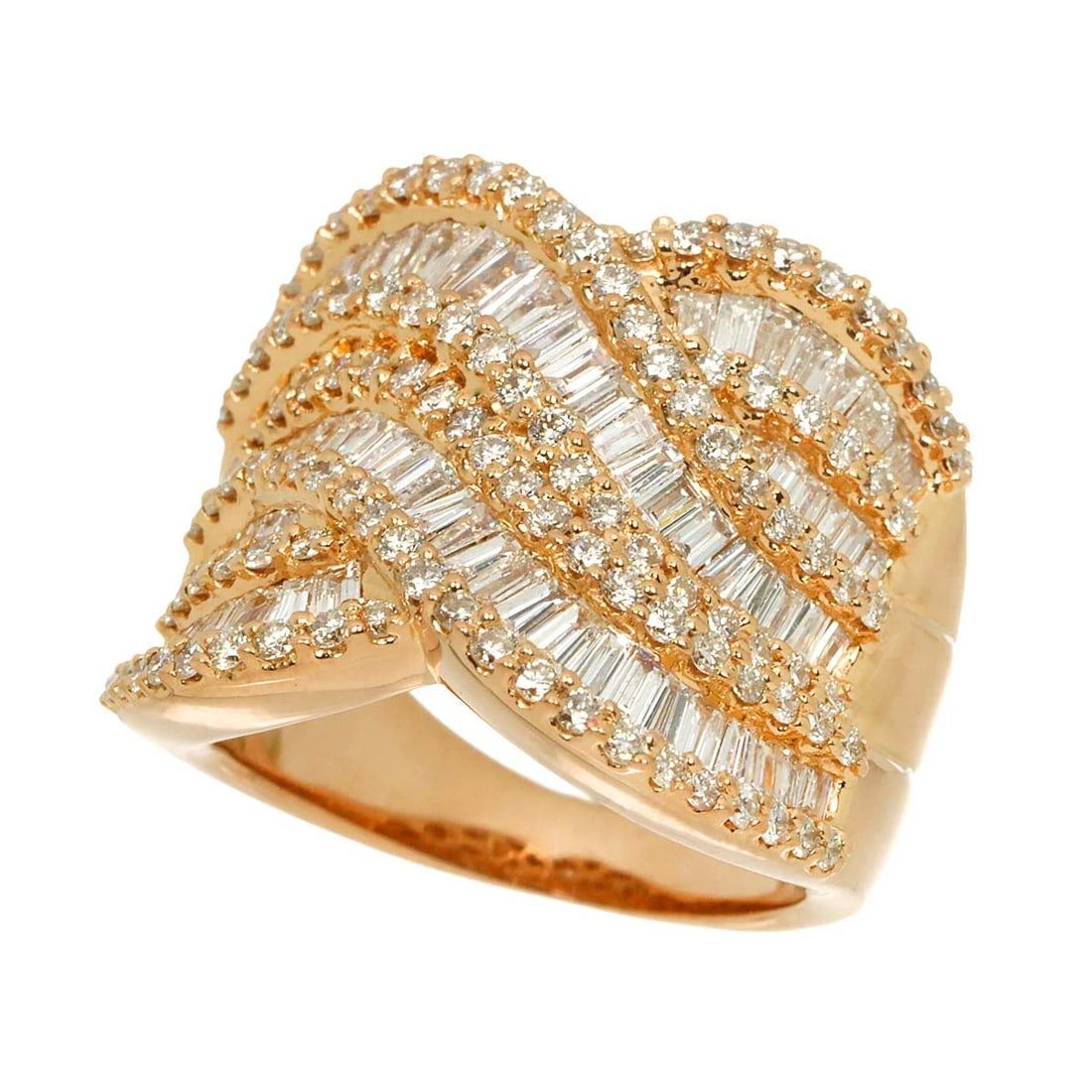 DIAMOND RING 18K PG - 3