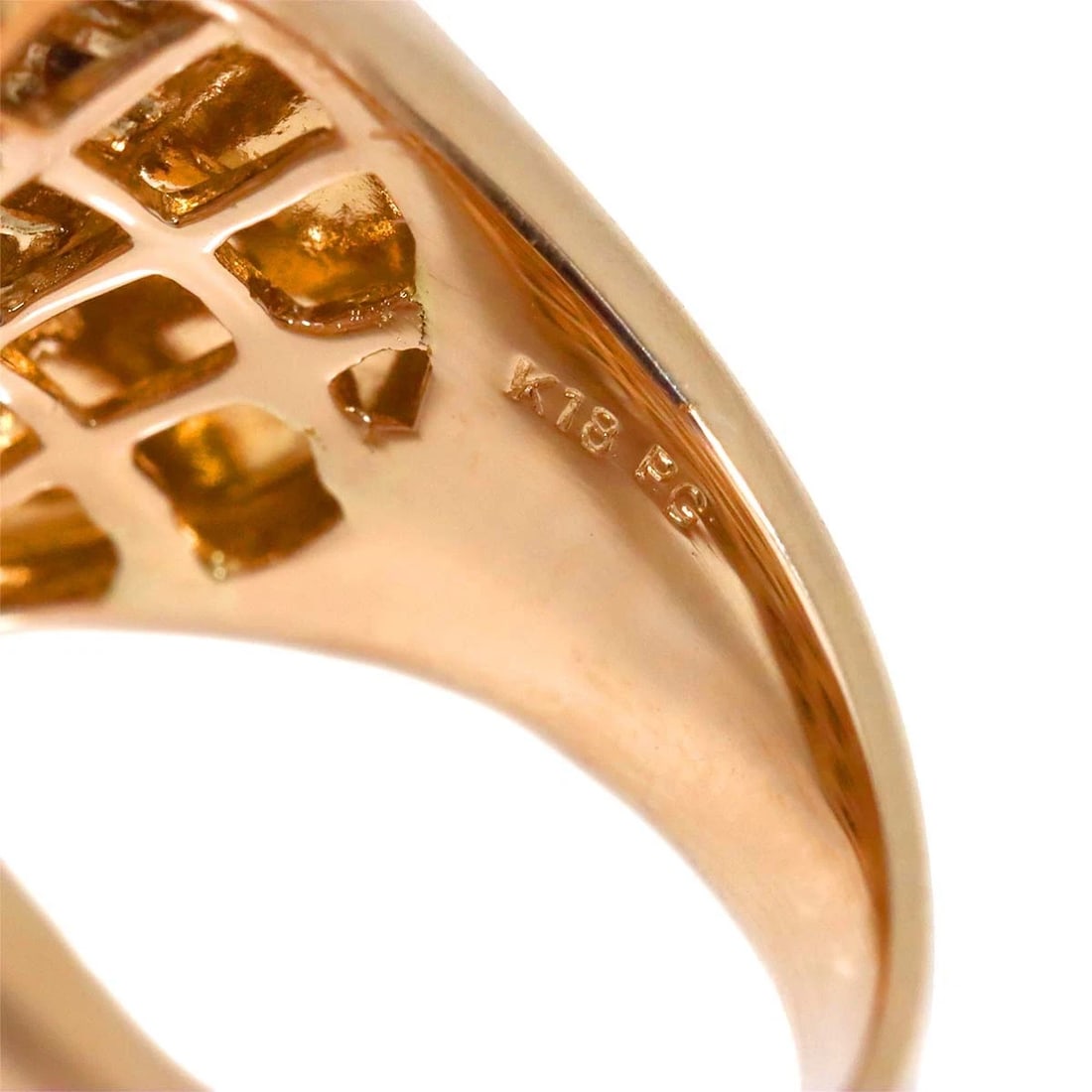 DIAMOND RING 18K PG - 4