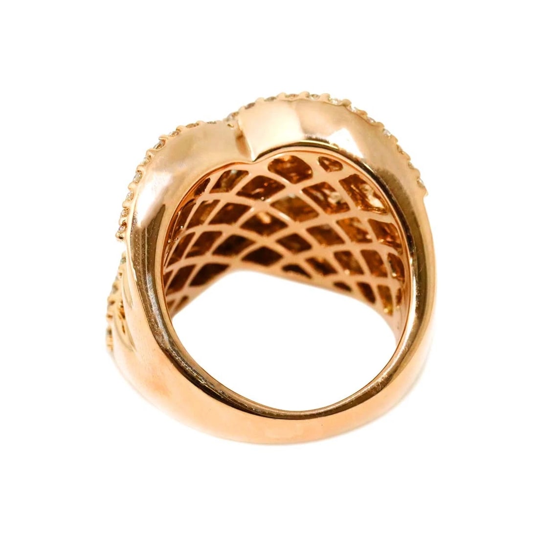 DIAMOND RING 18K PG - 5