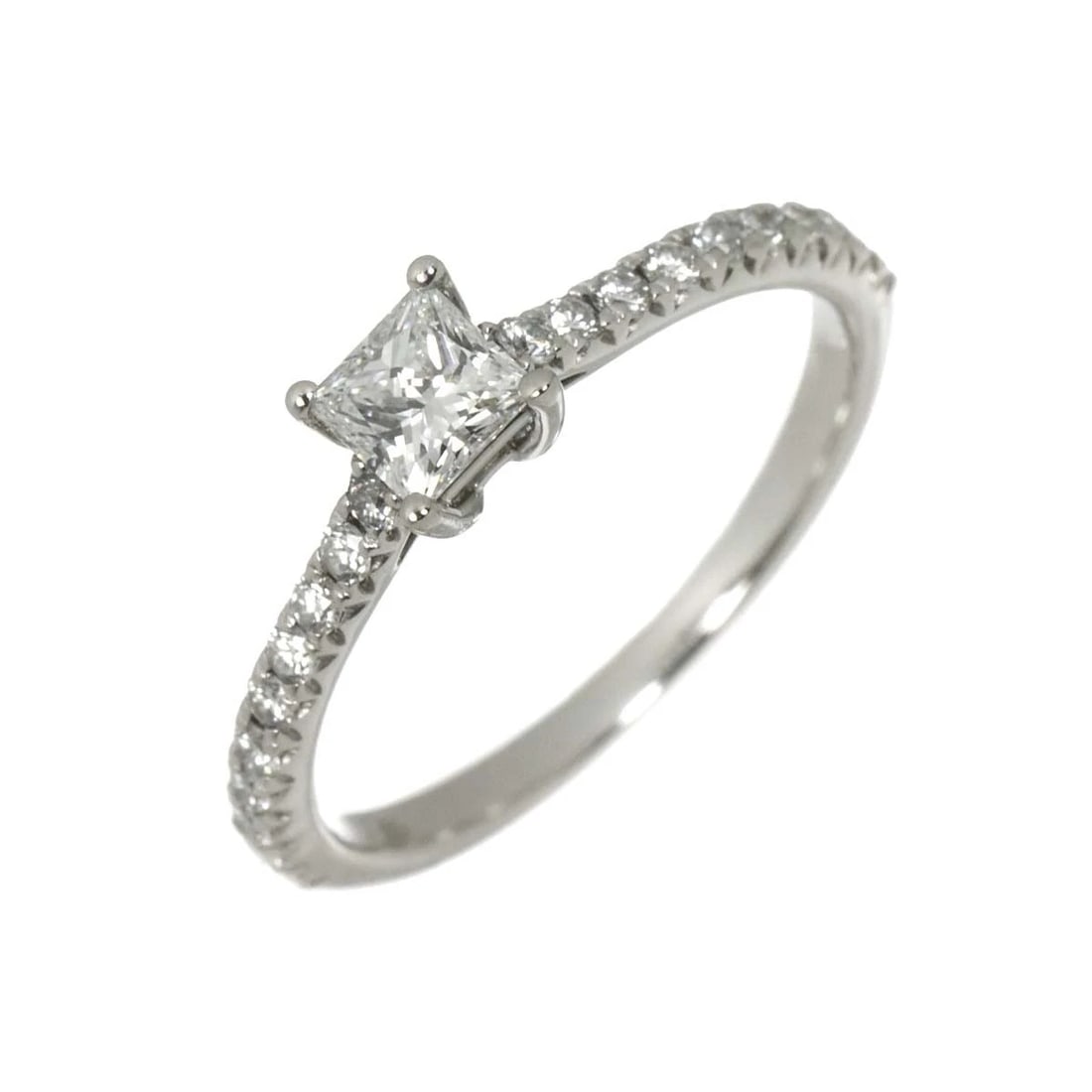TIFFANY CO. NOVO DIAMOND RING PT: TIFFANY Co. Novo Diamond Ring Pt Brand: TIFFANY Co. Type: Ring Material: Platinum, Main Stone/Creation Natural Color: Platinum Size: 4.75-5 (US) Accessories: None Accessories Notice: When purchasing