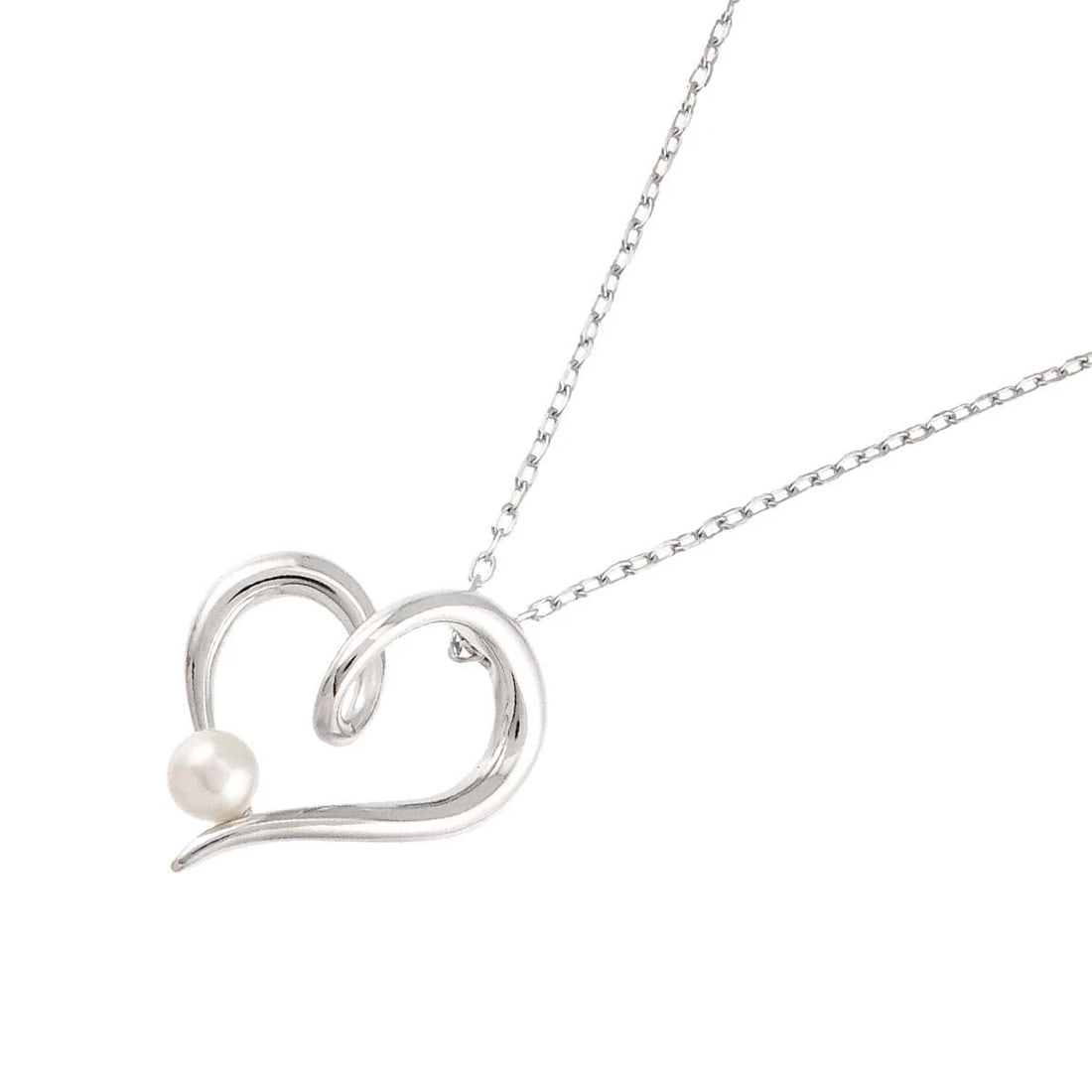 MIKIMOTO AKOYA PEARL NECKLACE 18K WHITE GOLD: MIKIMOTO Akoya Pearl Necklace 18K White Gold Brand: MIKIMOTO Type: Necklace Material: 750 White Gold, Main Stone/Creation Akoya Pearl Color: White Gold Size: internal circumference of the