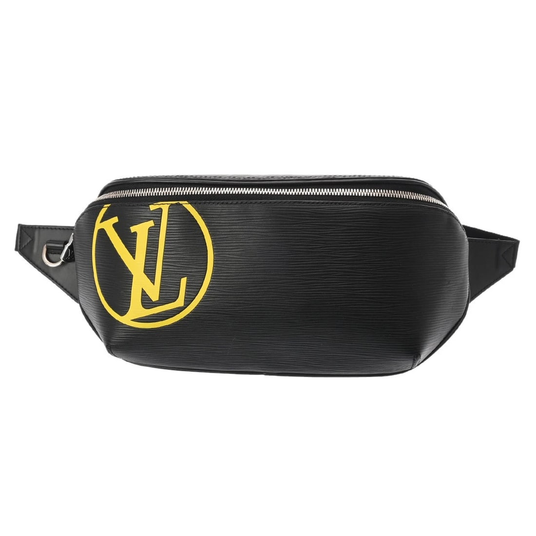 LOUIS VUITTON LV CIRCLE BUMBAG LEATHER BODY BAG: LOUIS VUITTON LV Circle Bumbag Leather body bag Brand: LOUIS VUITTON Type: body bag Material: Epi Leather Color: Noir Size: H:about 6.9inch W:about 12.6inch (maximum) D:about 1.6inch (maximum) Acc