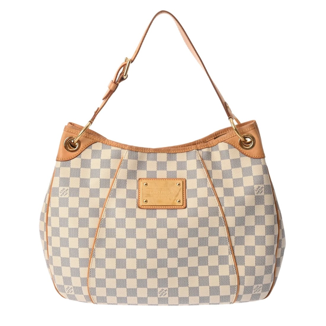 LOUIS VUITTON GALILEA PM DAMIER AZUR CANVAS: LOUIS VUITTON Galilea PM Damier Azur canvas Brand: LOUIS VUITTON Type: Shoulder Bag Material: Damier canvas Color: white Size: H:about 11.0inch W:about 15.7inch (maximum) D:about 4.7inch Accessori