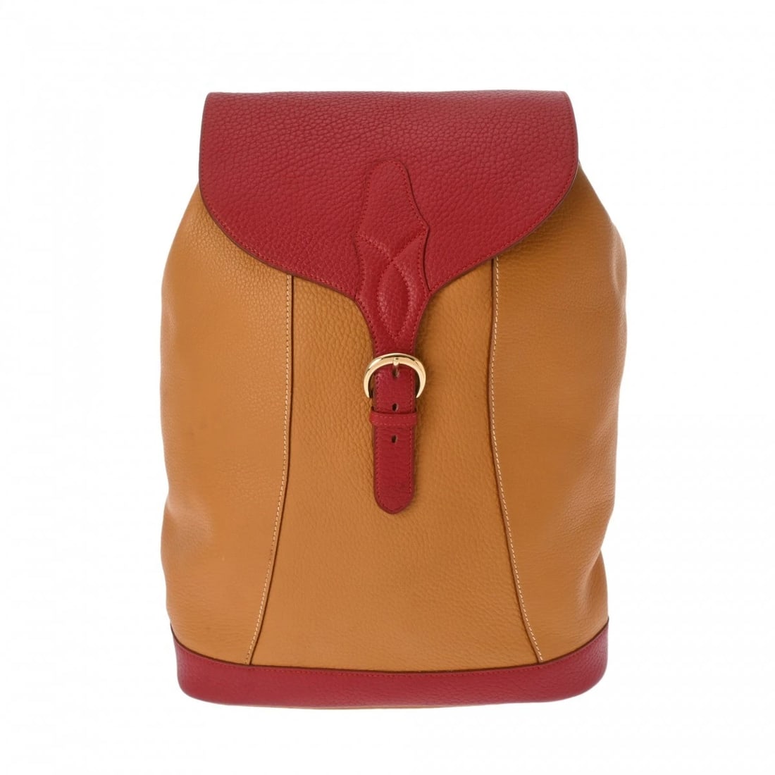 HERMES BACKPACK ISABEL FJORD ROUGEVIF/NATURAL SABLE (1 of 6)