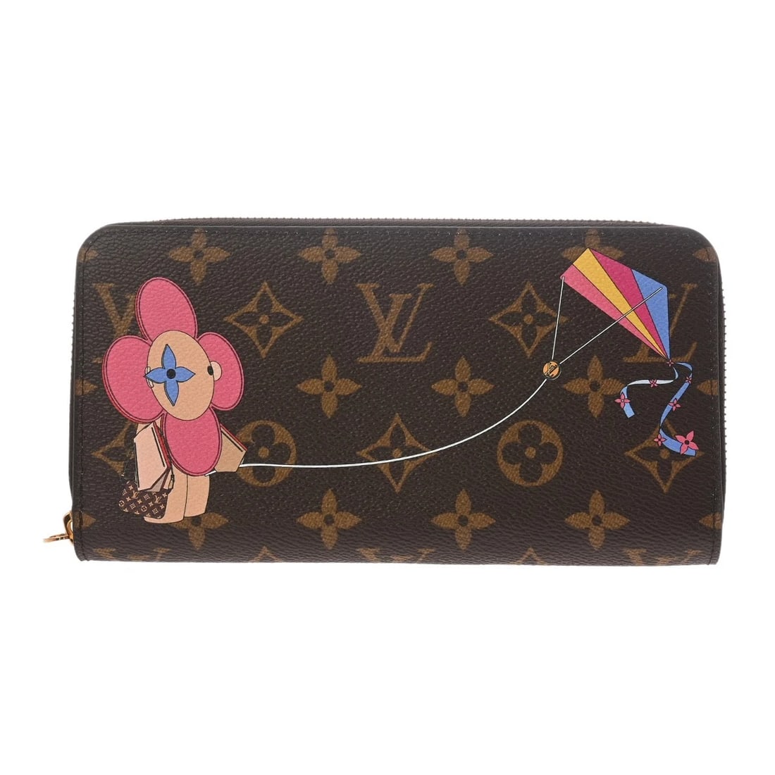 LOUIS VUITTON ZIPPY WALLET VIVIENNE CANVAS: LOUIS VUITTON Zippy wallet Vivienne canvas Brand: LOUIS VUITTON Type: Purse Material: Monogram canvas Color: Brown Size: H:about 4.1inch W:about 7.7inch Accessories: None Accessories Notic