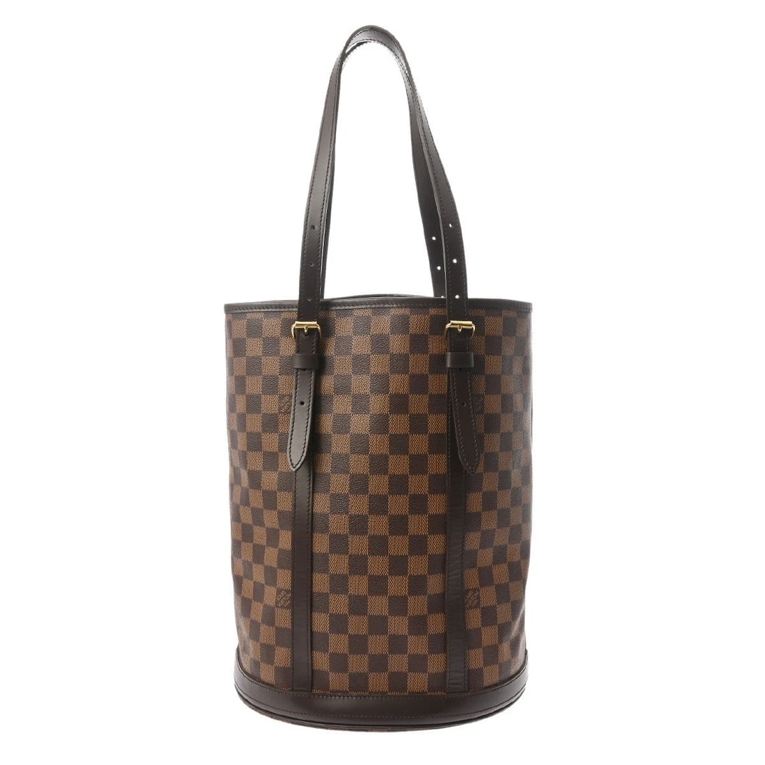 LOUIS VUITTON BUCKET DAMIER CANVAS: LOUIS VUITTON Bucket Damier canvas Brand: LOUIS VUITTON Type: Tote Bag Material: Damier canvas Color: Brown Size: H:about 14.2inch W:about 10.6inch (Bottom) D:about 7.9inch Bottom Accessories: Non