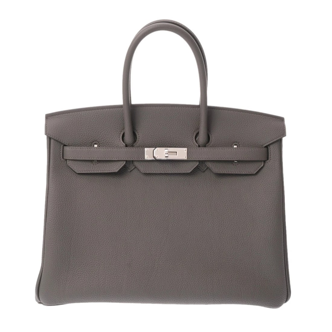 HERMES BIRKIN 35 TOGO ETHANE UNISEX HANDBAG: HERMES Birkin 35 Togo Ethane unisex Handbag Brand: HERMES Type: Handbag Material: Togo Color: Ethane Size: H:about 9.8inch W:about 13.8inch D:about 7.1inch Accessories: None Accessories No