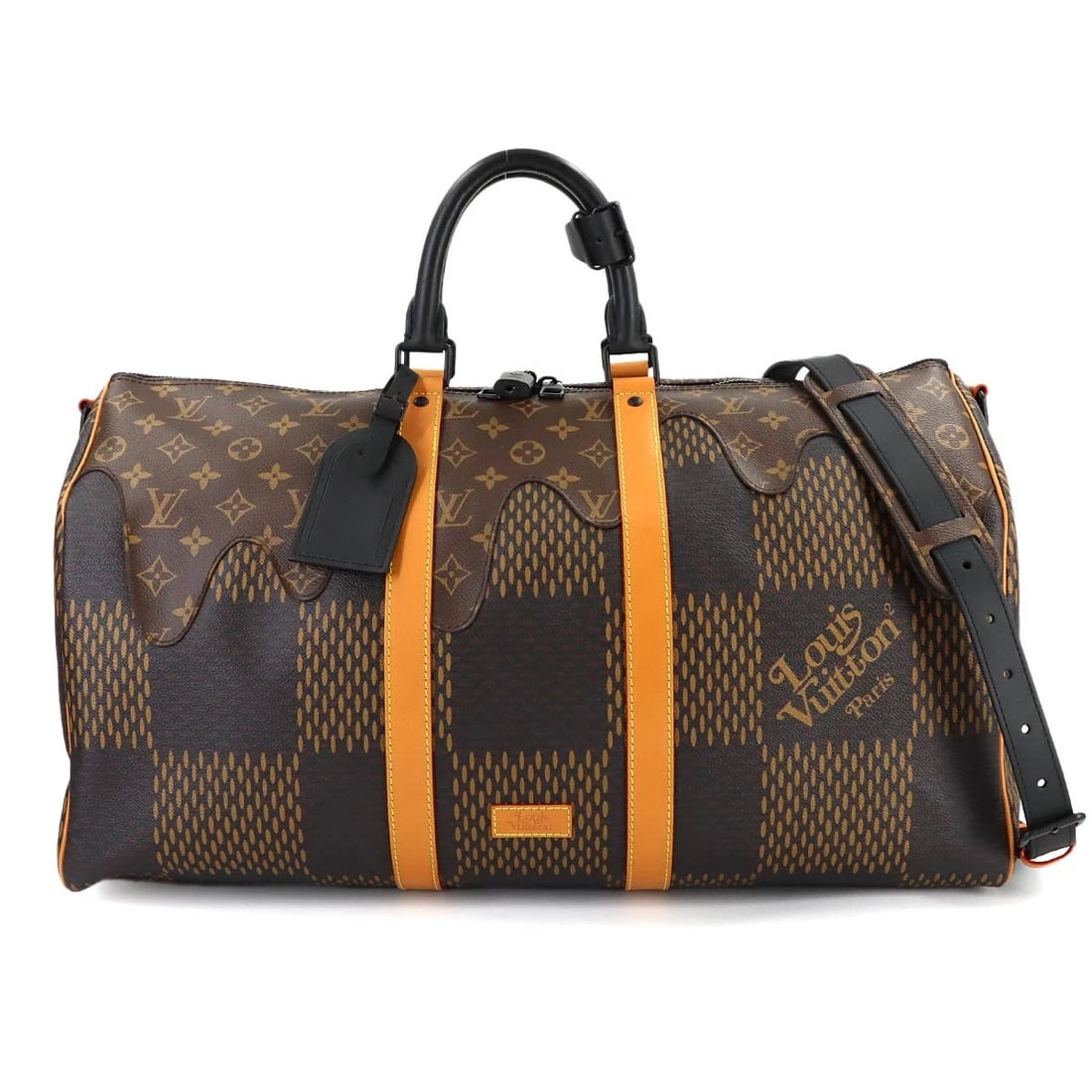 LOUIS VUITTON GIANT DAMIER MONOGRAM KEEPALL BANDOULIERE (1 of 7)
