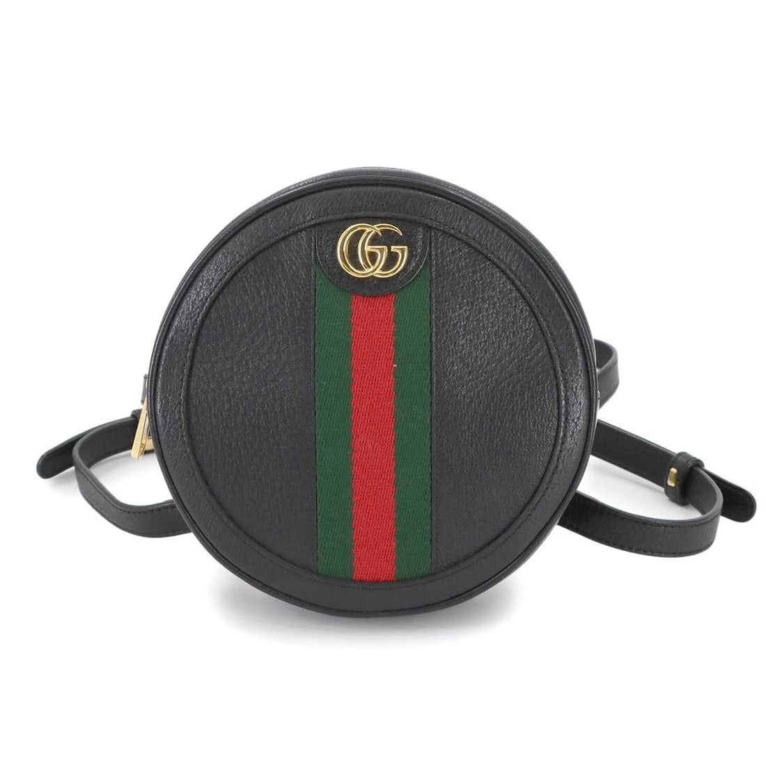 GUCCI OPHIDIA BACKPACK LEATHER BLACK: GUCCI Ophidia Backpack Leather Black Brand: GUCCI Type: Backpack Material: Leather Color: Black Size: W 6.30 inch, H 6.30 inch, D 1.57 inch Accessories: None Accessories Notice: When purch