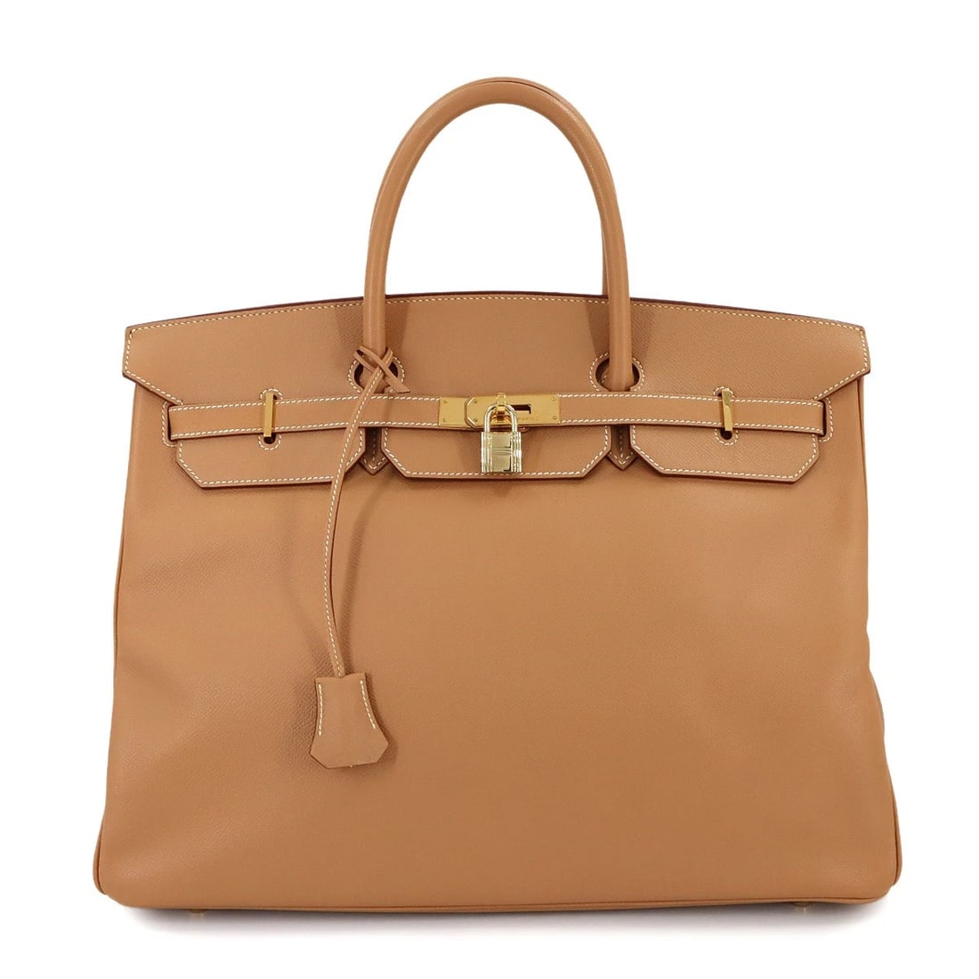 HERMES BIRKIN 40 HAND BAG COUCHEVEL EPSOM PURSE (1 of 7)