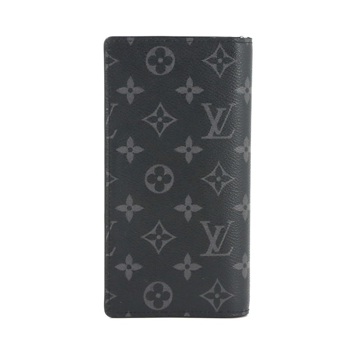 LOUIS VUITTON MONOGRAM ECLIPSE BRAZZA WALLET - 2