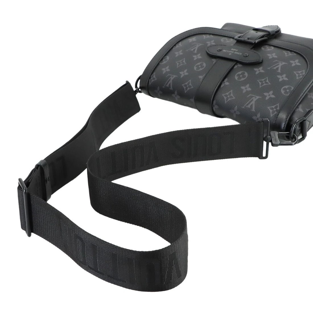 LOUIS VUITTON MONOGRAM ECLIPSE MESSENGER SHOULDER BAG - 5