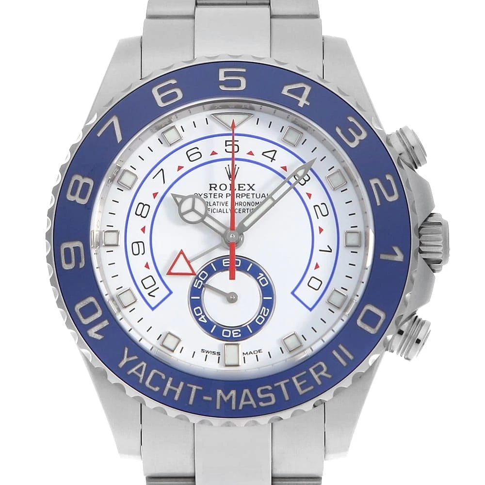 ROLEX YACHT-MASTER NEW MERCEDES WHITE WATCH: ROLEX Yacht-Master New Mercedes white Watch Brand: ROLEX Type: Wrist watch Material: Band Material Stainless Steel, Case Material Stainless Steel Color: Dial Colour White Size: Case:W44mm Circumferenc