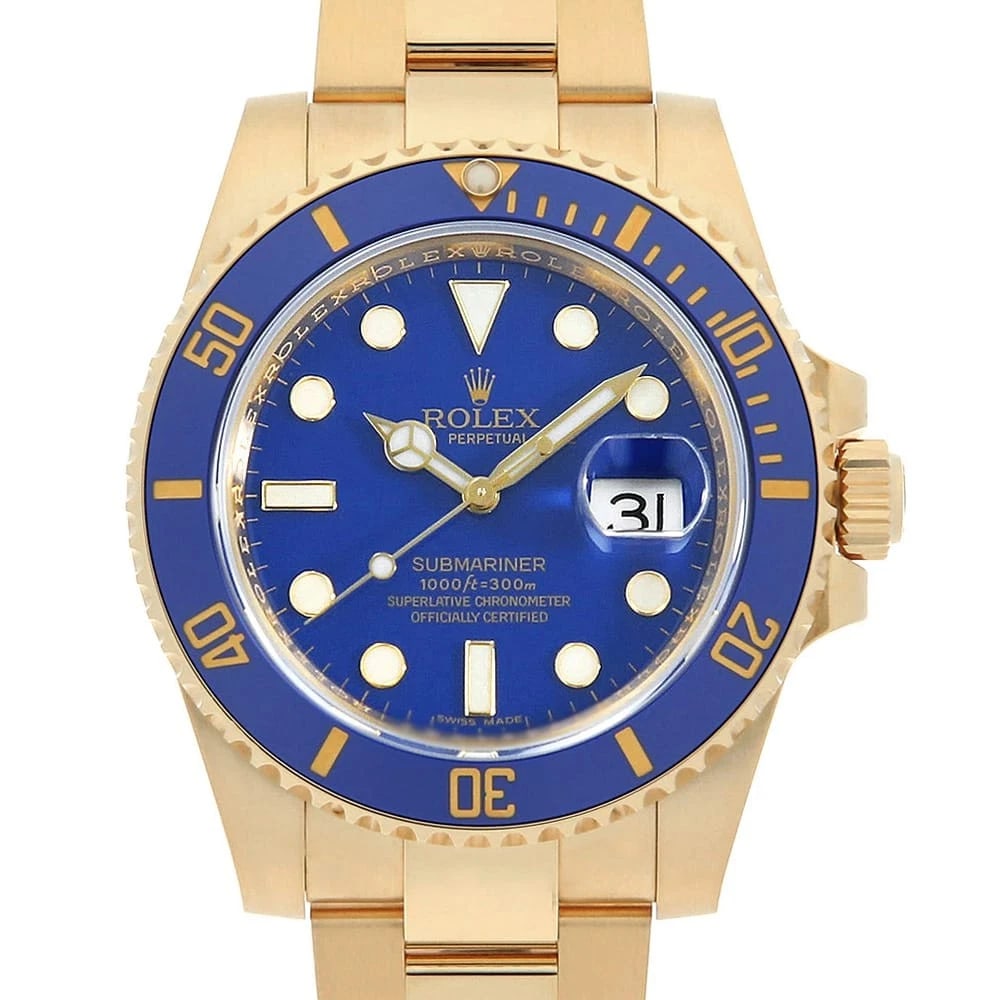 ROLEX SUBMARINER DATE BLUE WATCH (1 of 3)