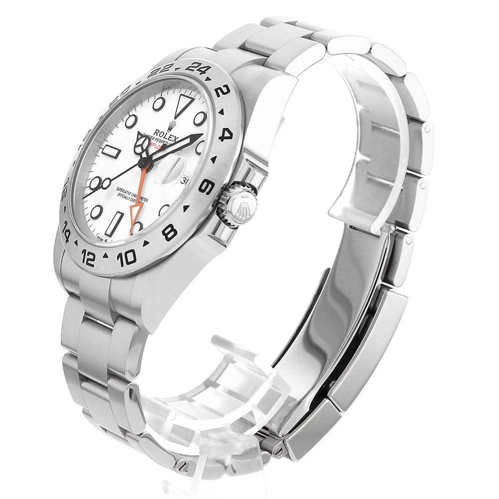 ROLEX EXPLORER WHITE WATCH - 2