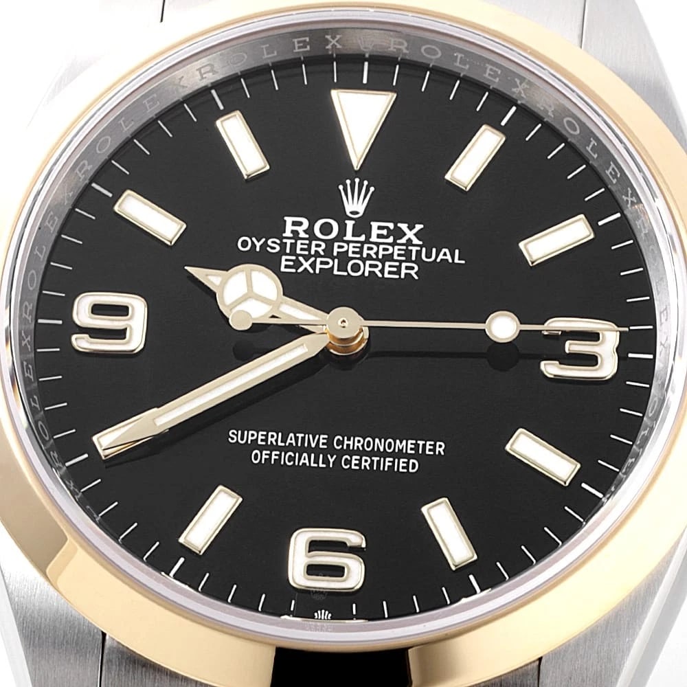 ROLEX EXPLORER BLACK WATCH - 4