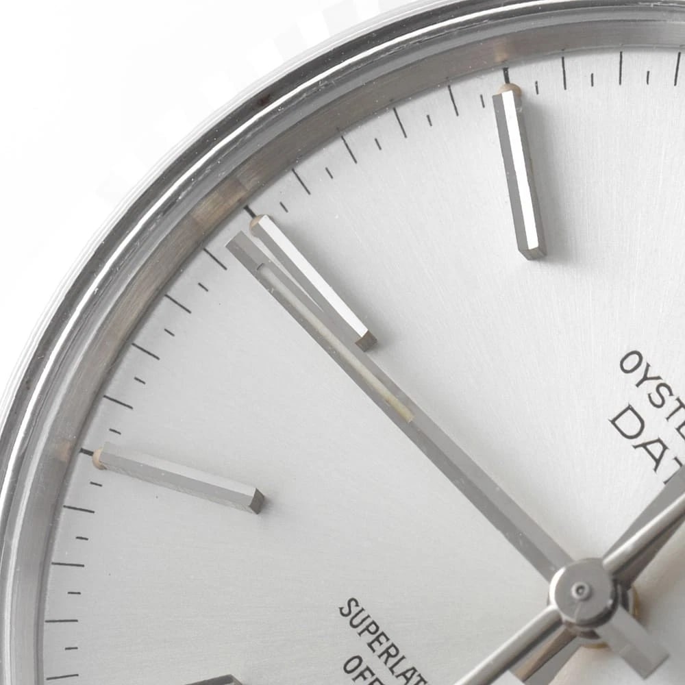 ROLEX DATEJUST SILVER WATCH - 4