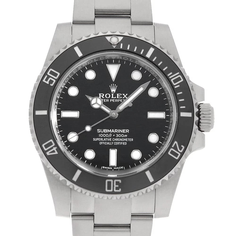 ROLEX SUBMARINER BLACK WATCH: ROLEX SUBMARINER black Watch Brand: ROLEX Type: Wrist watch Material: Band Material Stainless Steel, Case Material Stainless Steel Color: Dial Colour Black Size: Case:W40mm Circumference of Wrist:21.5