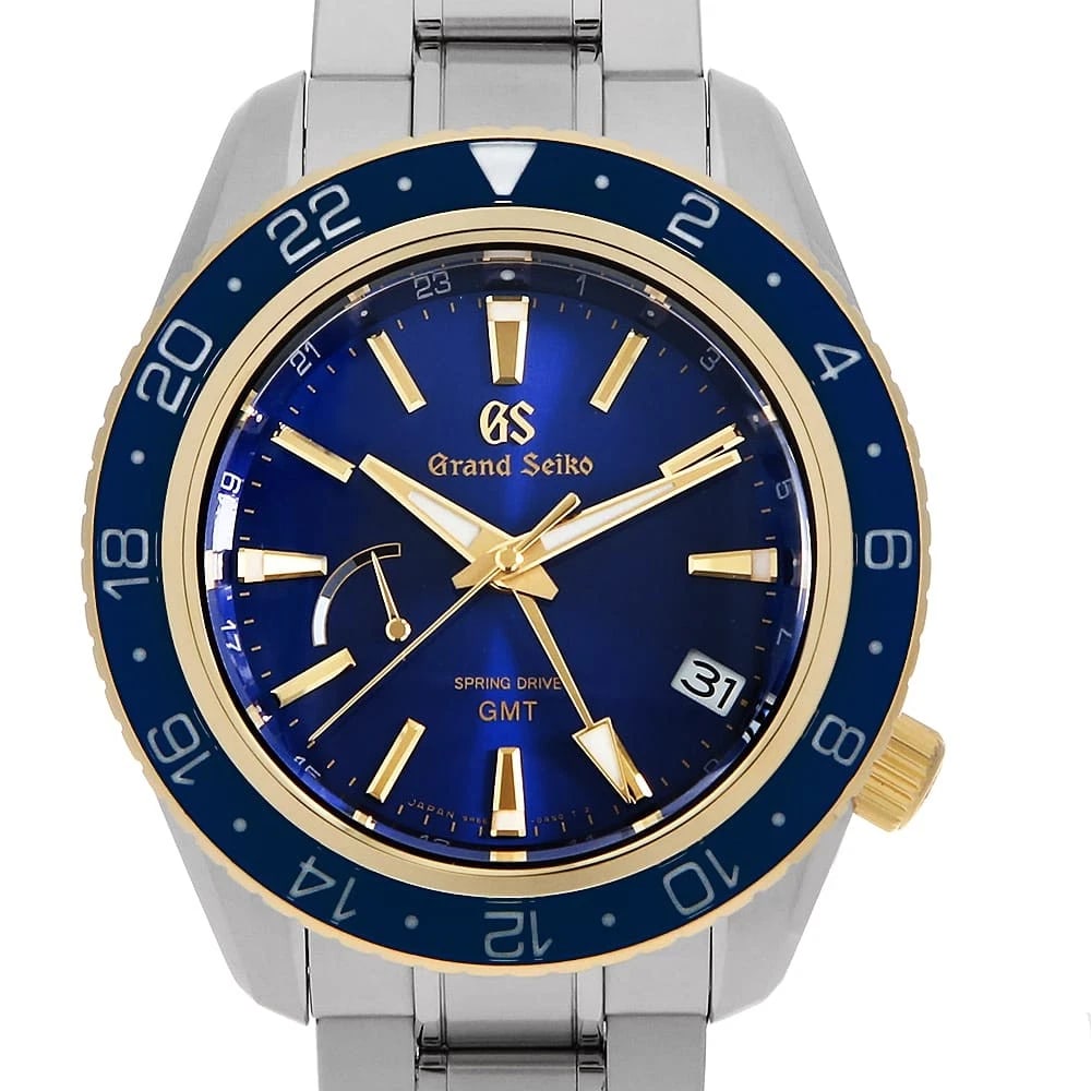 GRAND SEIKO SPORTS COLLECTION MASTER WATCH: Grand Seiko Sports Collection Master Watch Brand: Grand Seiko Type: Wrist watch Material: Band Material Stainless Steel , Case Material Stainless Steel/Yellow Gold Color: Dial Colour Blue Size: Case:W