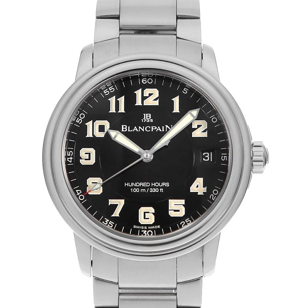 BLANCPAIN LEMAN WATCH: BLANCPAIN Leman Watch Brand: BLANCPAIN Type: Wrist watch Material: Band Material Stainless Steel, Case Material Stainless Steel Color: Dial Colour Black Size: Case:W38mm Circumference of Wrist:16.5cm 