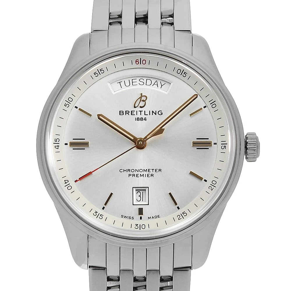 BREITLING PREMIER AUTOMATIC DAY DATE WATCH (1 of 3)
