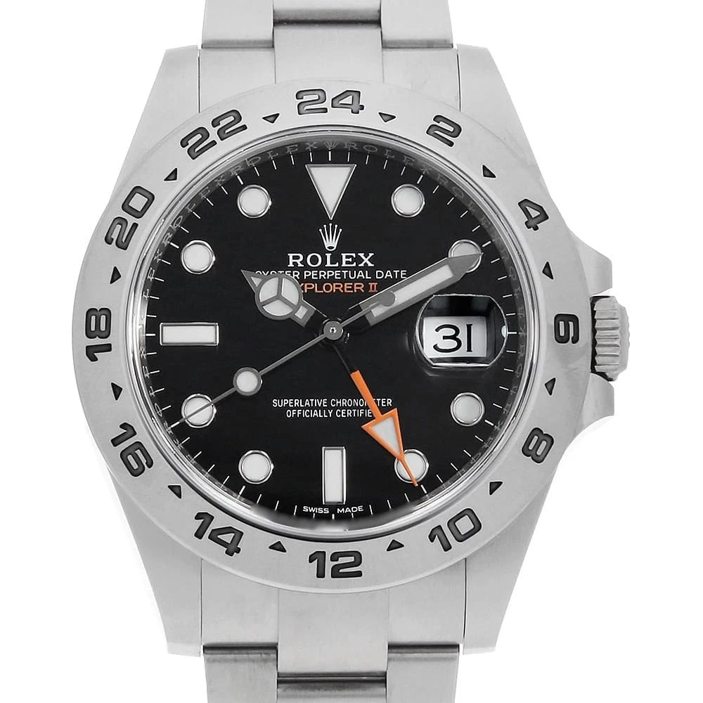 ROLEX EXPLORER BLACK WATCH: ROLEX Explorer black Watch Brand: ROLEX Type: Wrist watch Material: Band Material Stainless Steel, Case Material Stainless Steel Color: Dial Colour Black Size: Case:W42mm Circumference of