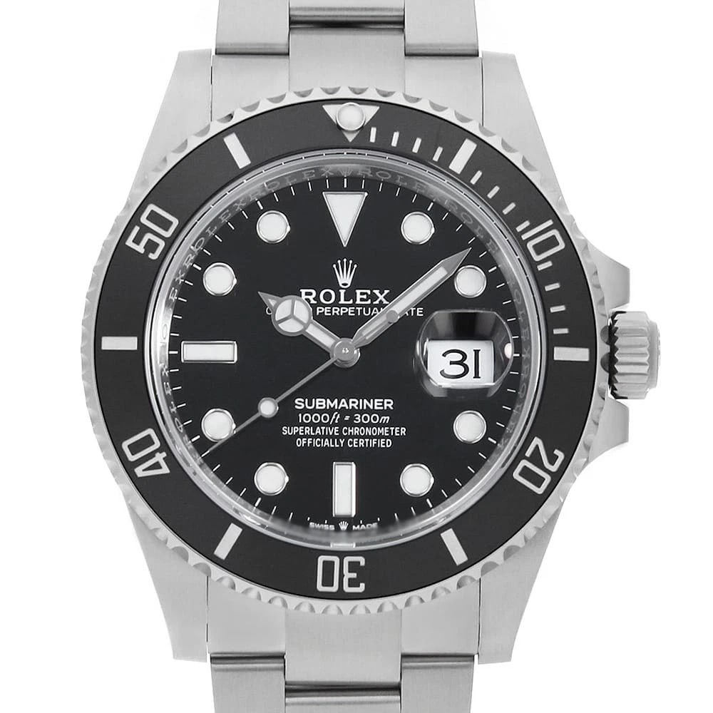 ROLEX SUBMARINER DATE BLACK WATCH: ROLEX SUBMARINER Date black Watch Brand: ROLEX Type: Wrist watch Material: Band Material Stainless Steel, Case Material Stainless Steel Color: Dial Colour Black Size: Case:W41mm Circumference of