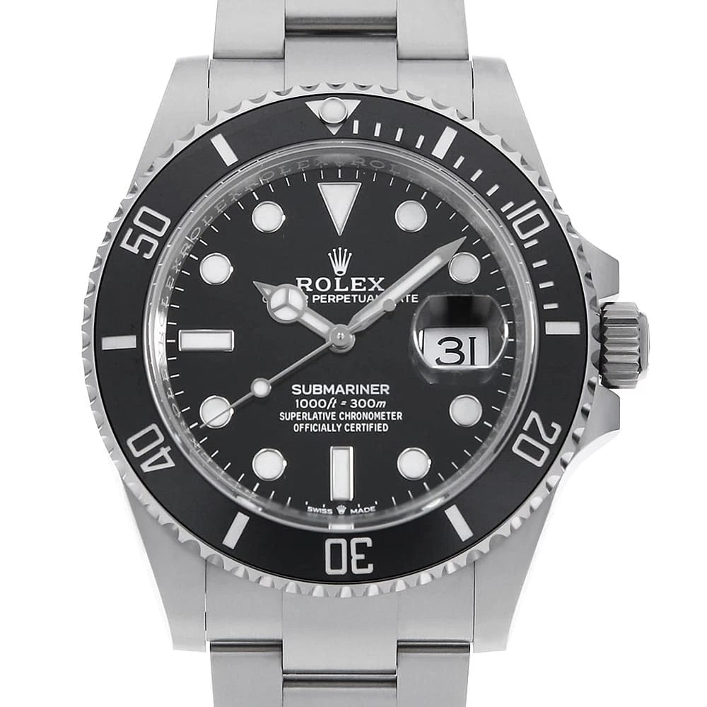 ROLEX SUBMARINER DATE BLACK WATCH: ROLEX SUBMARINER Date black Watch Brand: ROLEX Type: Wrist watch Material: Band Material Stainless Steel, Case Material Stainless Steel Color: Dial Colour Black Size: Case:W41mm Circumference of