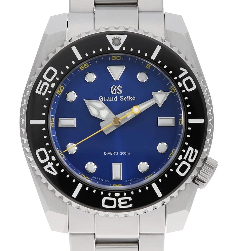 GRAND SEIKO SPORTS COLLECTION QUARTZ DIVER WATCH: Grand Seiko Sports Collection Quartz Diver Watch Brand: Grand Seiko Type: Wrist watch Material: Band Material Stainless Steel, Case Material Stainless Steel Color: Dial Colour Blue Size: Case:W43.6mm 