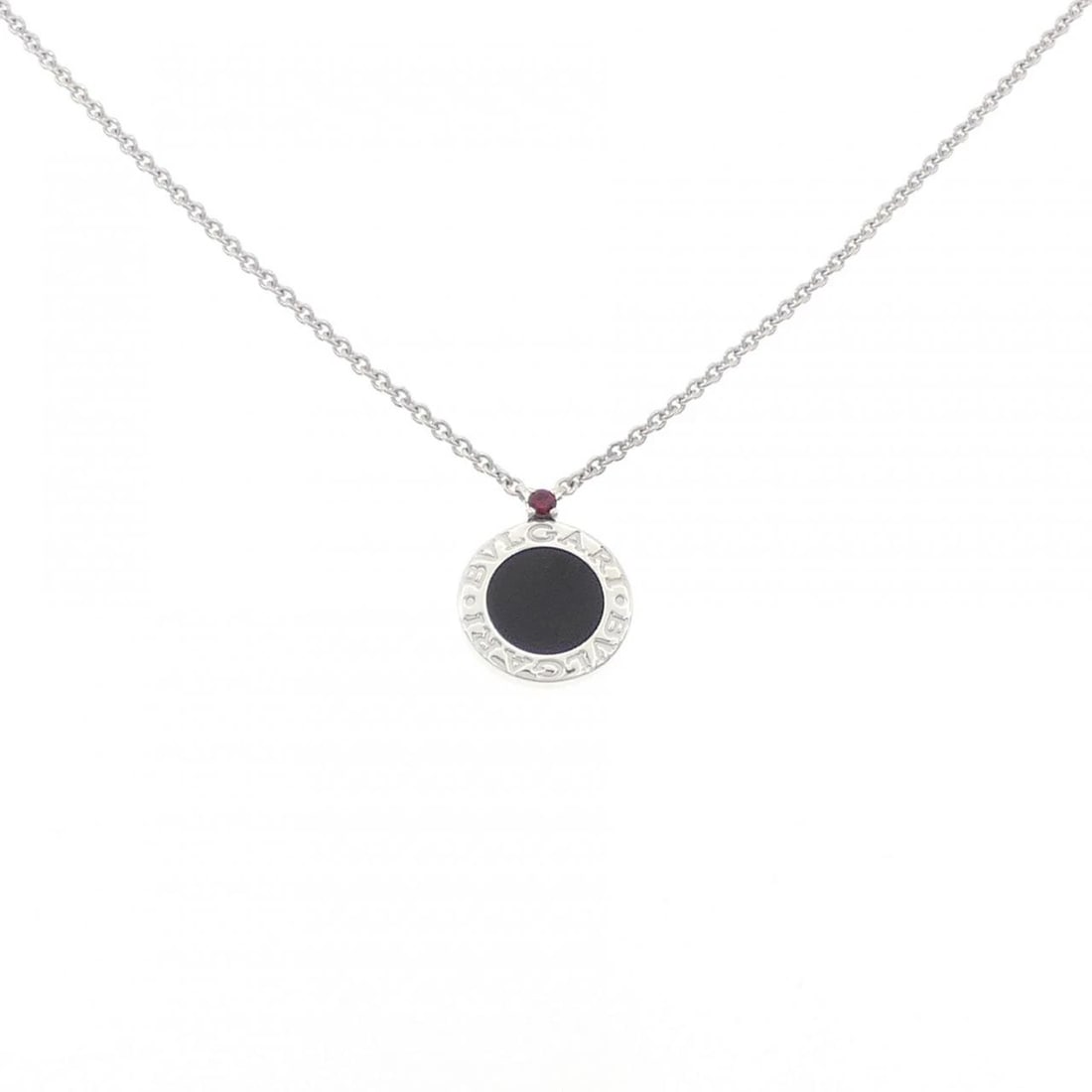 BVLGARI SAVE THE CHILDREN NECKLACE: Bvlgari Save the Children Necklace Brand: BVLGARI Type: Bulgari Necklace Material: 925Silver, Main Stone/Creation Onyx Color: none Size: 39-46cm,Actual Size Pendant length approx. x width approx.: