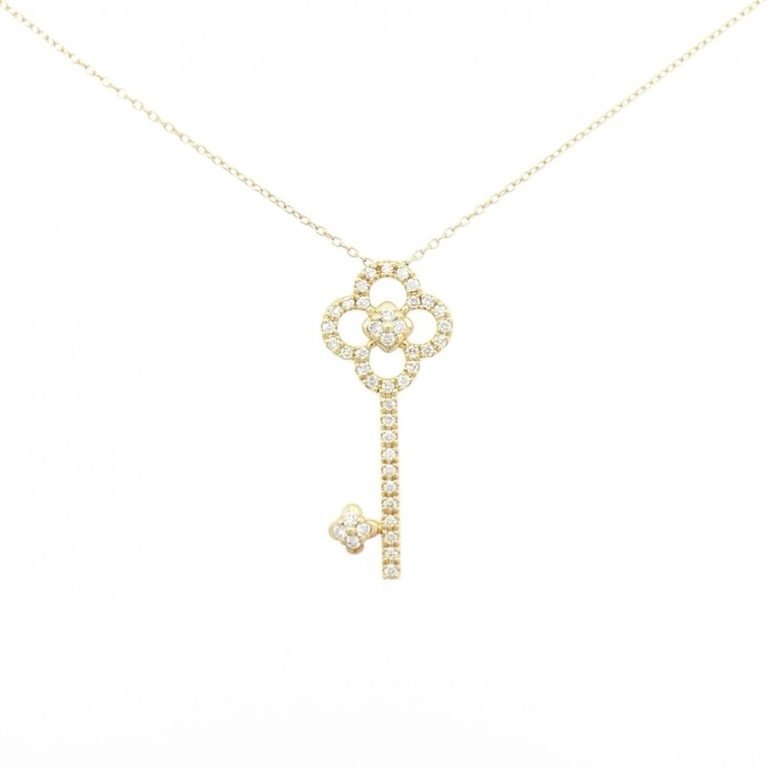 PONTE VECCHIO DIAMOND NECKLACE: Ponte Vecchio Diamond Necklace Brand: Ponte Vecchio Type: Ponte Vecchio Necklace Material: K18 yellow gold, Color: yellow gold Size: 39?45cm,Actual Size Pendant length approx. x width approx.: