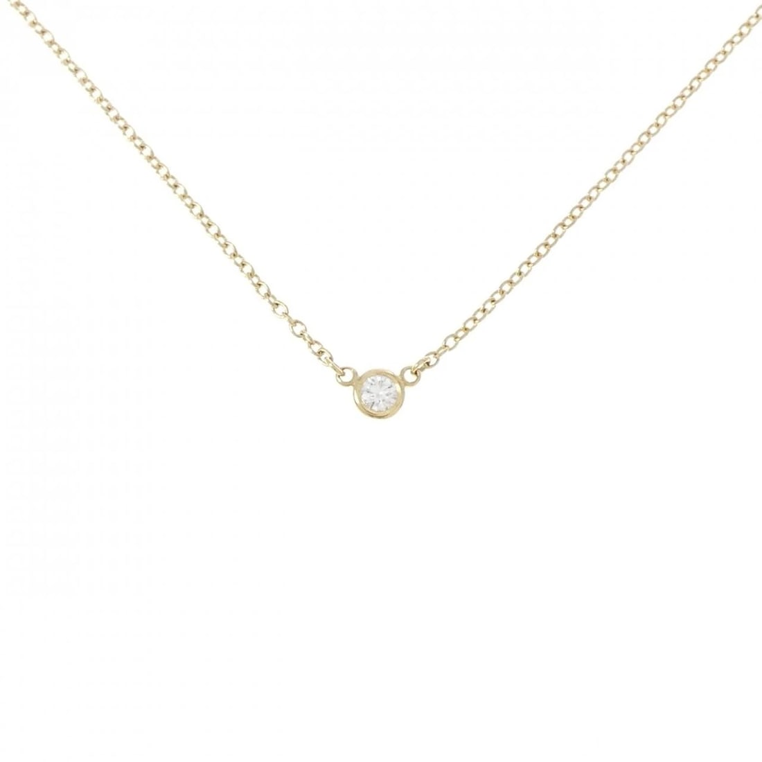 TIFFANY & CO. BY THE YARD NECKLACE: TIFFANY & Co. By the Yard Necklace Brand: TIFFANY&Co. Type: TIFFANY&Co. Necklace Material: 750 yellow gold, Color: yellow gold Size: 41cm,Actual Size Diameteraround: 3.4mm Chain maximum width