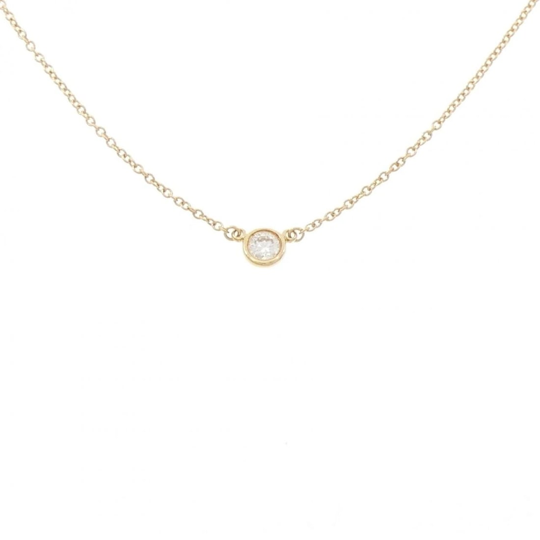 TIFFANY & CO. BY THE YARD NECKLACE: TIFFANY & Co. By the Yard Necklace Brand: TIFFANY&Co. Type: TIFFANY&Co. Necklace Material: 750 yellow gold, Color: yellow gold Size: 41cm,Diameteraround: 4.4mm Chain maximum width approx.: 1.0mm