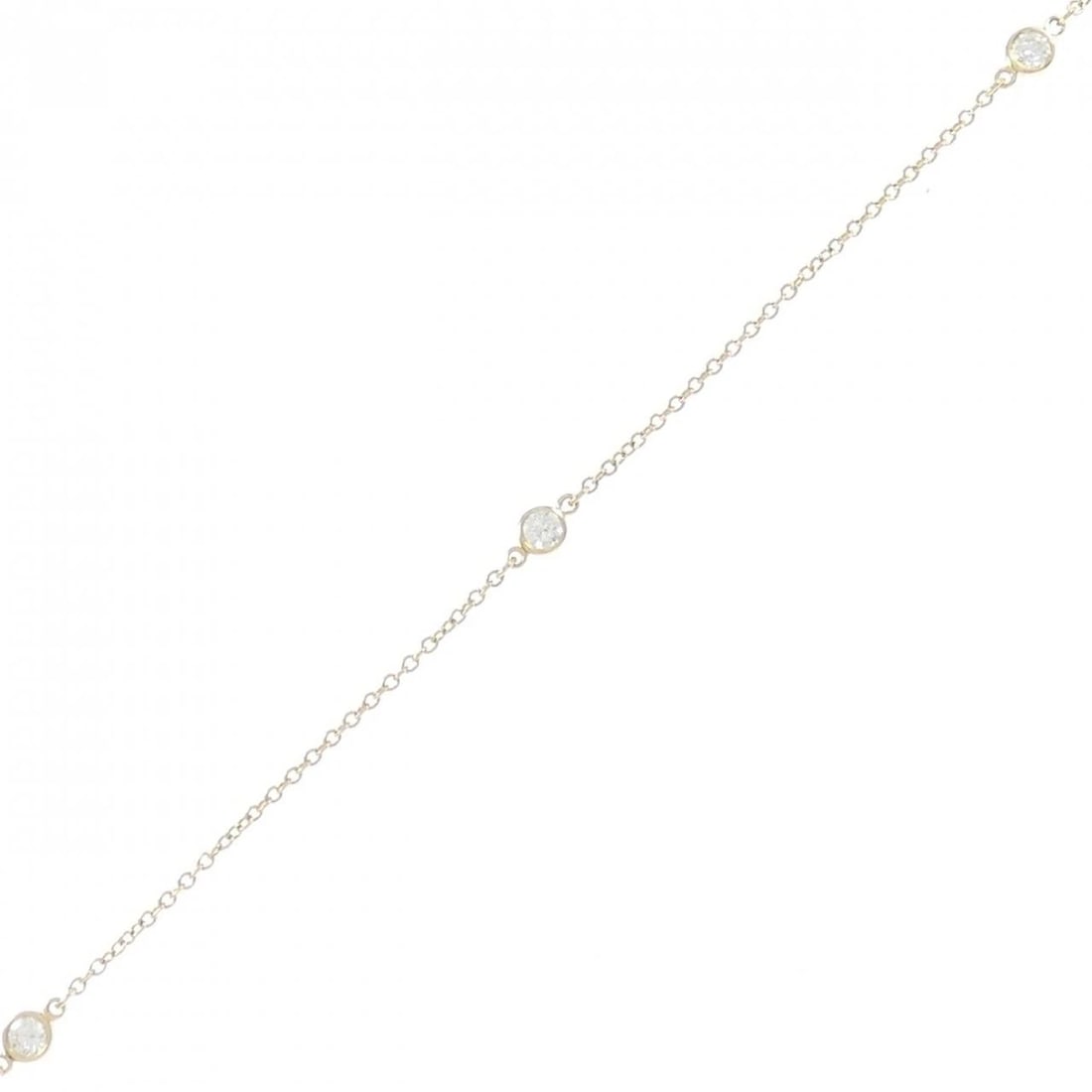 TIFFANY & CO. BY THE YARD 3P BRACELET: TIFFANY & Co. By the Yard 3P Bracelet Brand: TIFFANY&Co. Type: TIFFANY & Co. Bracelet Material: 750 yellow gold, Color: yellow gold Size: 18cm,Actual Size Max width approx: 3.2mm Accessories: None