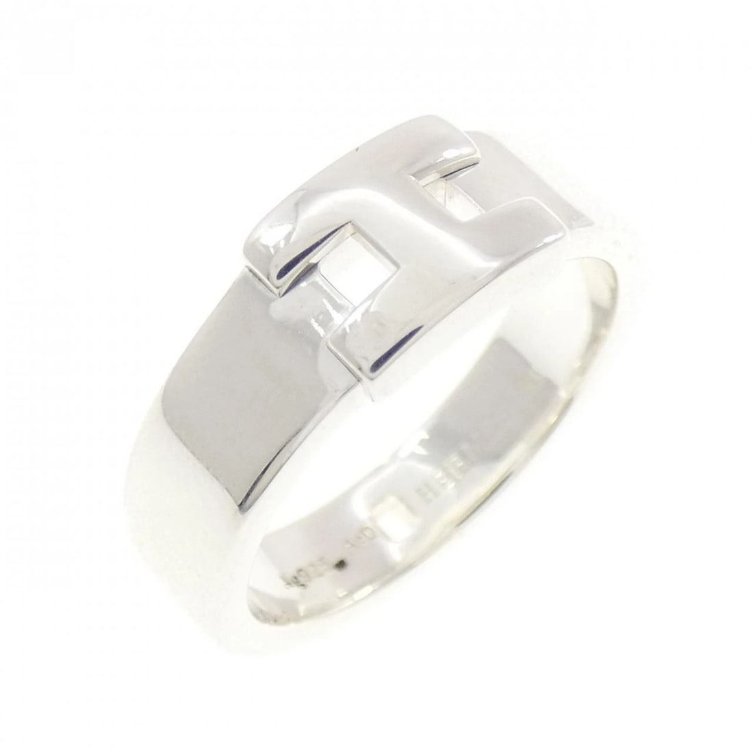 HERMES 925 RING: Hermes 925 Ring Brand: HERMES Type: Hermes Ring Material: 925Silver, Color: Silver Size: US5 1/2 Accessories: None Accessories Notice: When purchasing pre-owned goods, please refer to the