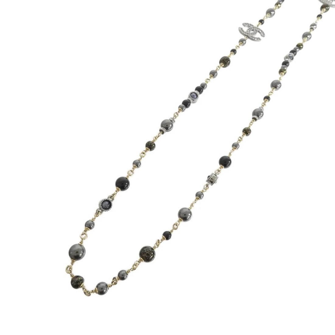 CHANEL NECKLACE: Chanel Necklace Brand: CHANEL Type: Chanel Necklace Material: Fake pearl, Color: none Size: Length: 100-106cm Motif width x height: 2.2cmx1.5cm Accessories: None Accessories Notice: When p