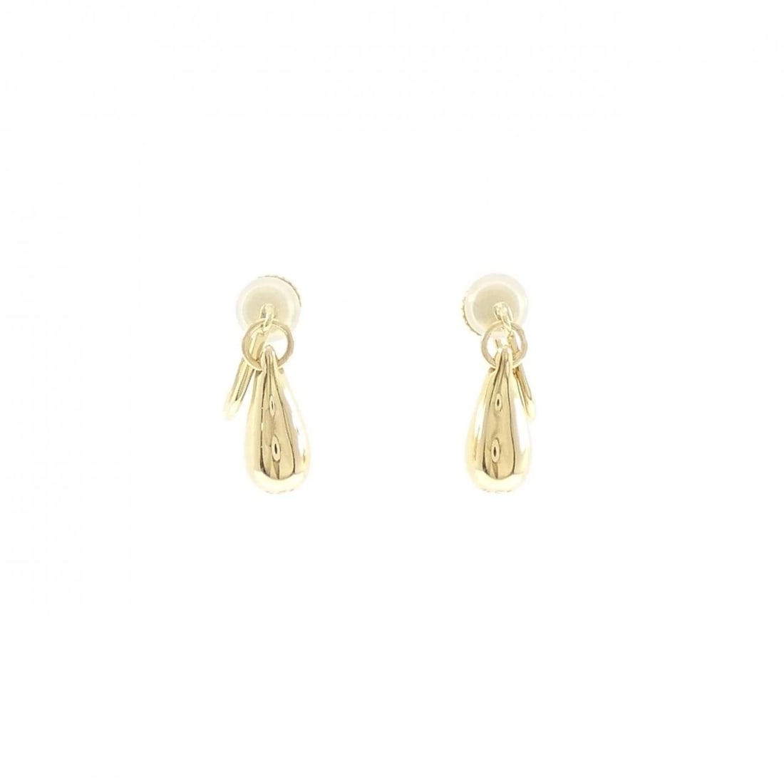 TIFFANY & CO. TEARDROP EARRINGS: TIFFANY & Co. Teardrop Earrings Brand: TIFFANY&Co. Type: TIFFANY&Co. Pierce/Earring Material: 750 yellow gold, Color: yellow gold Size: Actual Size Approx. height x width: 16.8mm x 6.0mm Accessori