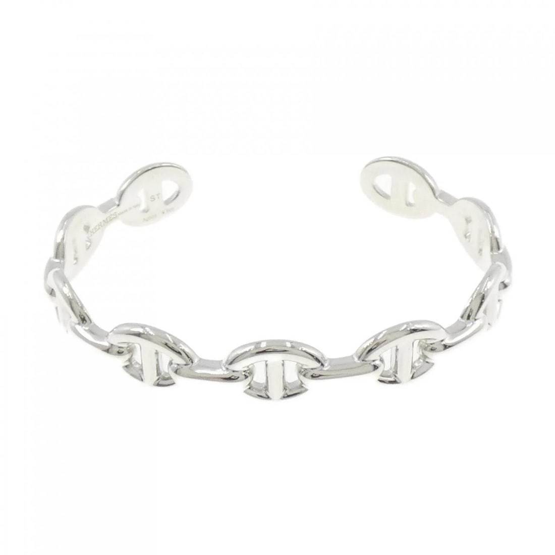 HERMES CHAINE D'ANCRE ENCHAINE BRACELET: Hermes Chaine d'Ancre Enchaine Bracelet Brand: HERMES Type: Hermes bracelet Material: 925Silver, Color: none Size: 16(ST)cm,Actual Size Max width approx: 9.8mm Accessories: None Accessories Notice: