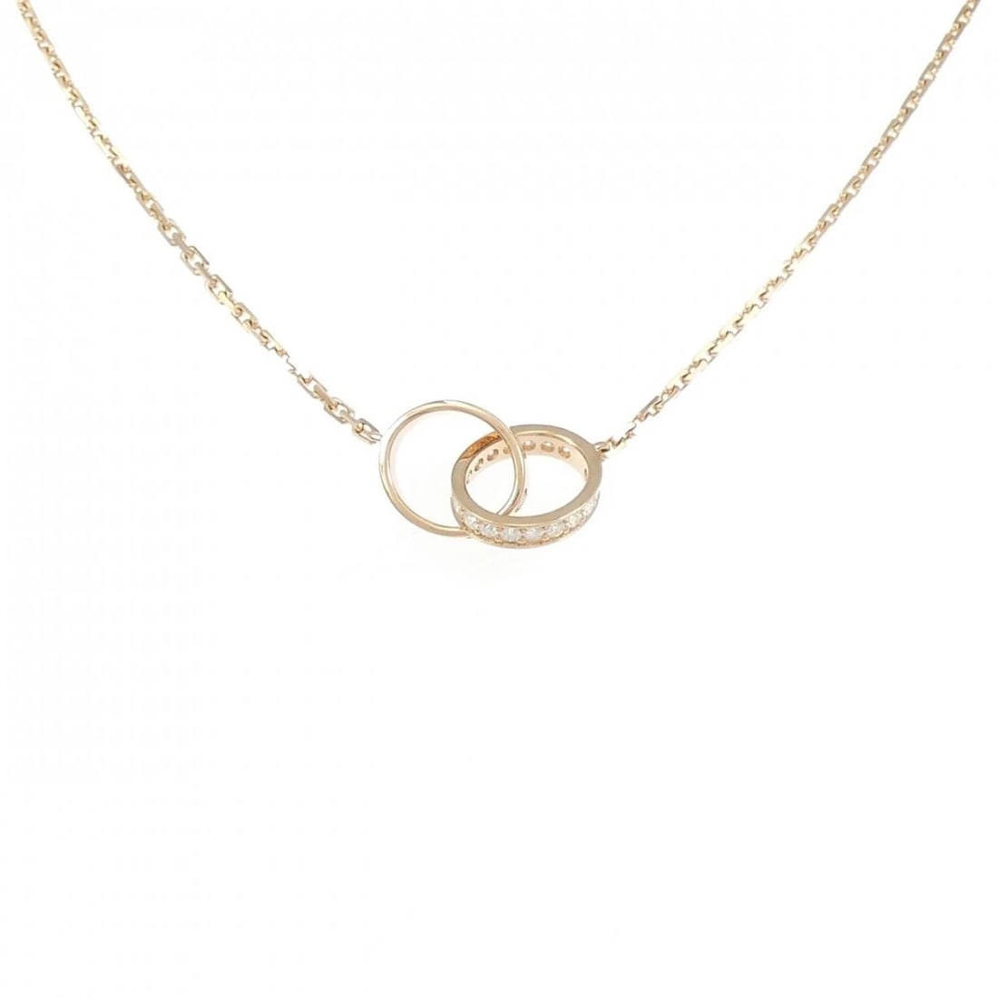 CARTIER BABY LOVE NECKLACE: Cartier Baby Love Necklace Brand: CARTIER Type: Cartier Necklace Material: 750 Pink Gold, Main Stone/Creation Natural Color: Pink Gold Size: 44cm,Actual Size Motif maximum width approx.: 9.7mm Chain