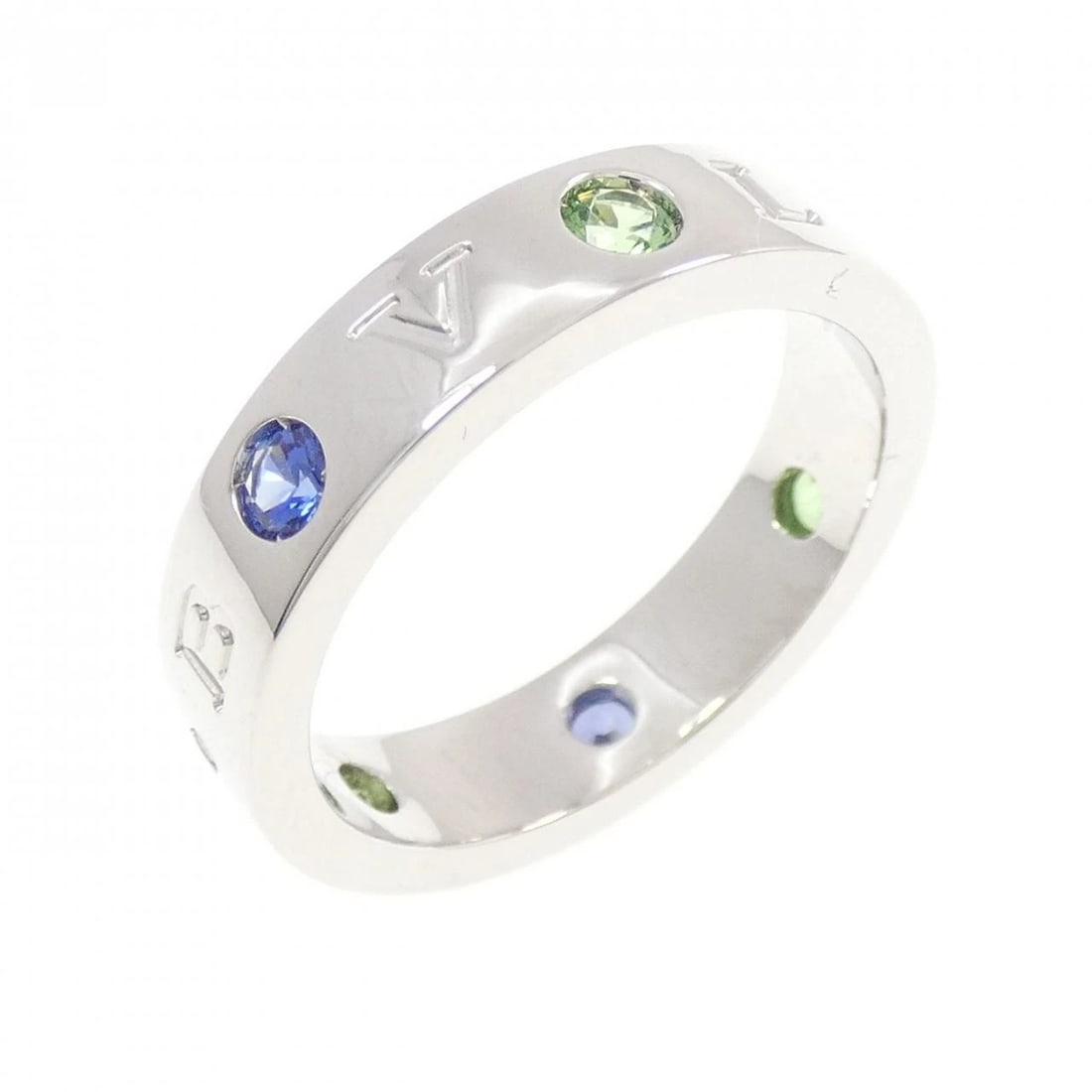 BVLGARI RING: BVLGARI Ring Brand: BVLGARI Type: Bulgari Ring Material: 750 white gold, Main Stone/Creation Sapphire Color: white gold Size: US7 1/2 Accessories: None Accessories Notice: When purchasing