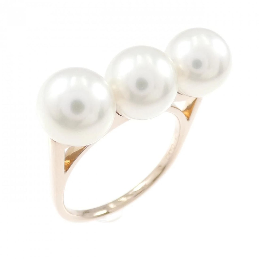 TASAKI BALANCE ELLA RING: Tasaki Balance Ella Ring Brand: TASAKI Type: Tasaki Ring Material: 750 Pink Gold, Main Stone/Creation Akoya Pearl Color: Pink Gold Size: US7 1/4 Accessories: None Accessories Notice: When purchasing