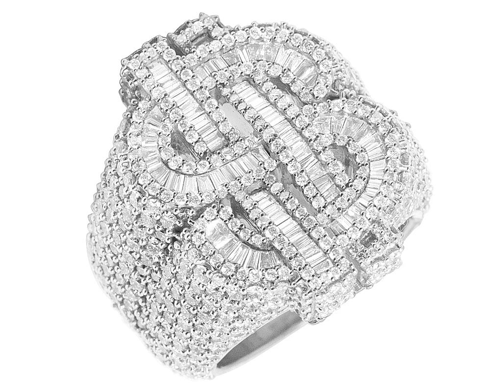 SIGN EGL CERTIFIED BAGUETTE DIAMOND 10K WHITE GOLD: Sign EGL Certified Baguette Diamond 10k White Gold Brand: None Type: Ring Material: 10k White Gold, Main Stone/Creation Natural Color: White Gold Size: 10 US Accessories: None Accessories