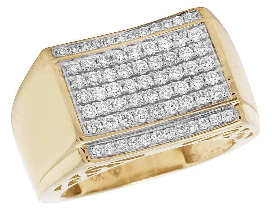 GENUINE DIAMOND BAND PINKY RING IN 10K YELLOW GOLD: Genuine Diamond Band Pinky Ring In 10K Yellow Gold Brand: None Type: Ring Material: 10K Yellow Gold, Main Stone/Creation Natural Color: Yellow Gold Size: 10 US Accessories: None Accessorie